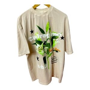 Civilregime Graphic T-Shirt with Floral Design